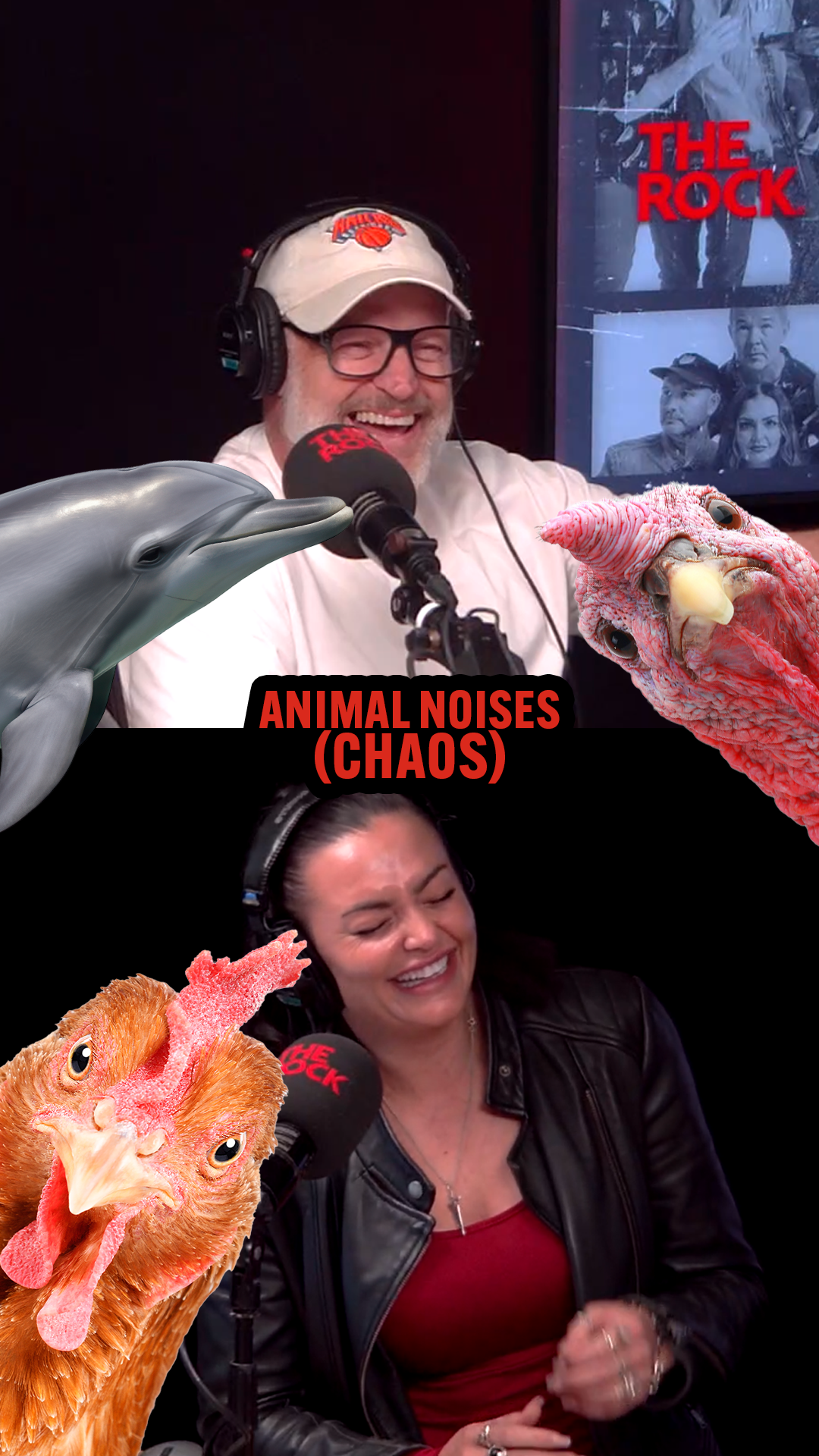 Animal noises but it's just a shambles