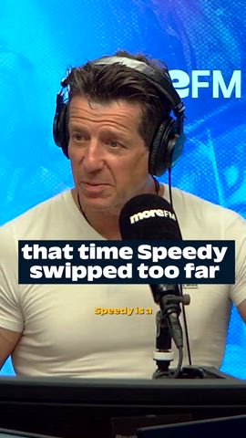 Speedy swiped too far..