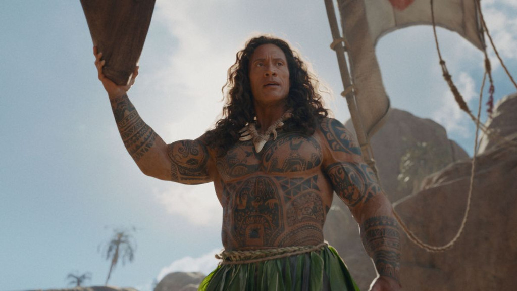 Dwayne Johnson 'laughed so hard' at viral reaction to his Moana wig