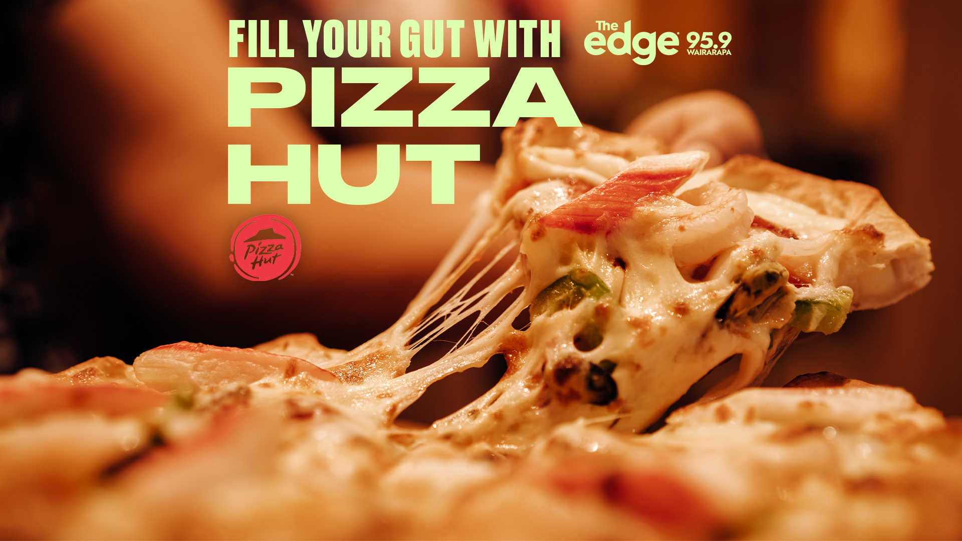 Be in to score with Pizza Hut Masterton's weekly giveaway
