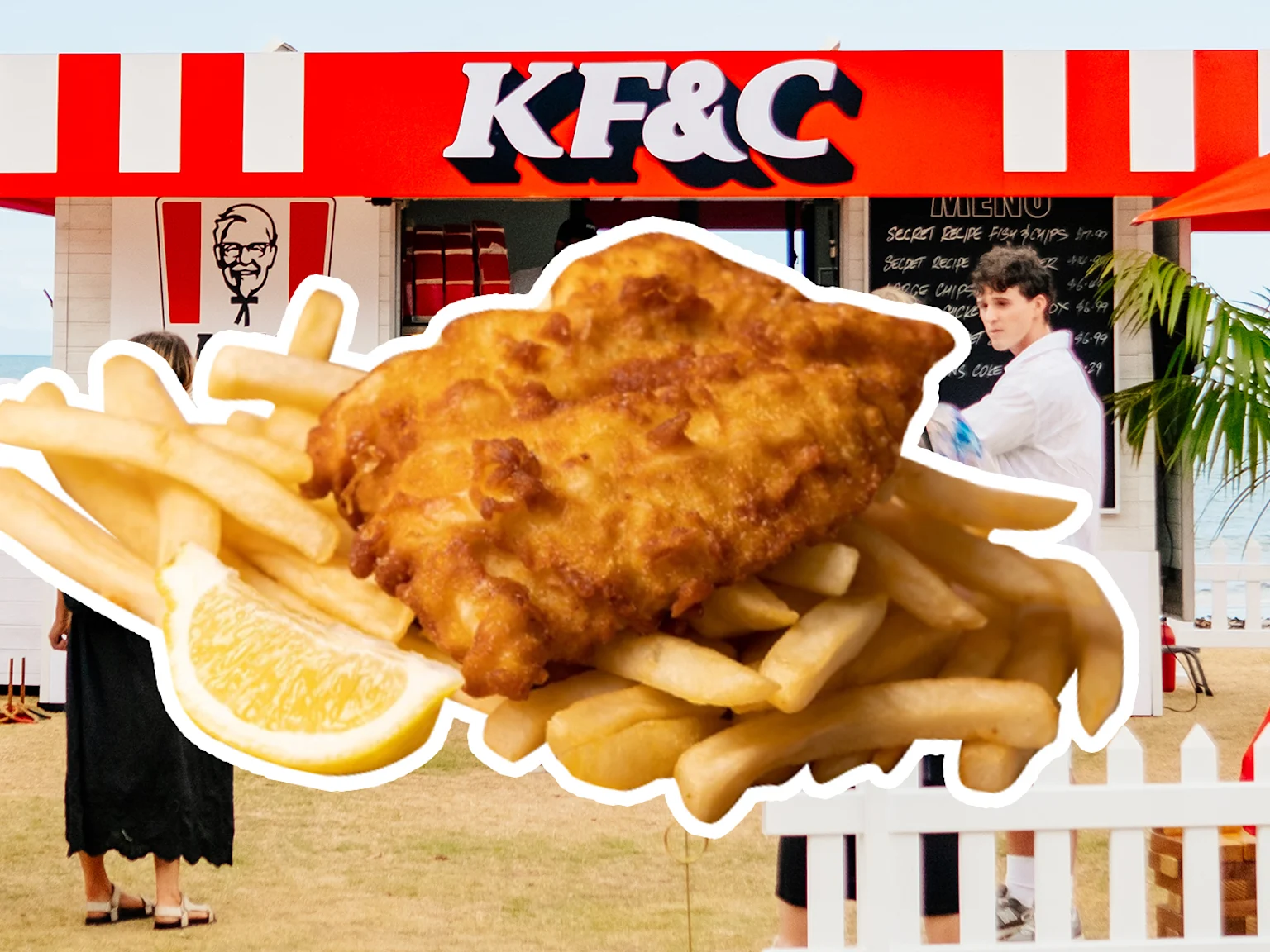 We tried the limited edition KFC fish and chips and we have some ...