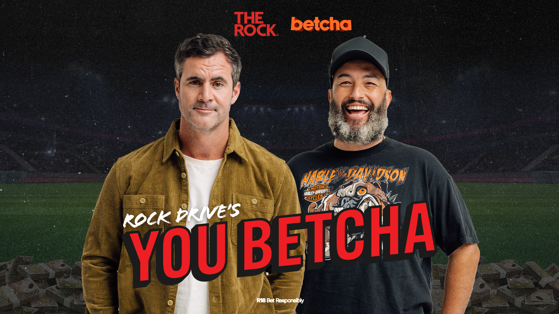 Jay & Dunc with "Rock Drive's You Betcha" with The Rock and betcha