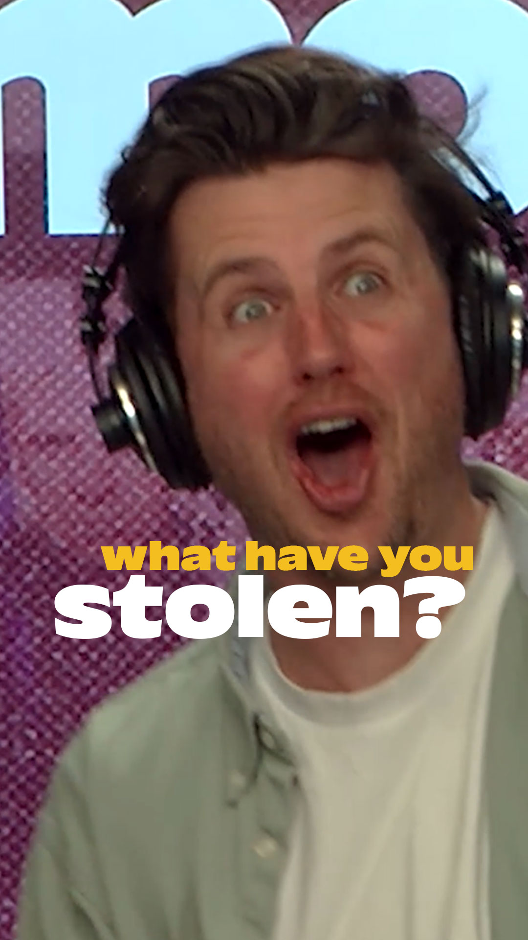 Adam looking shocked