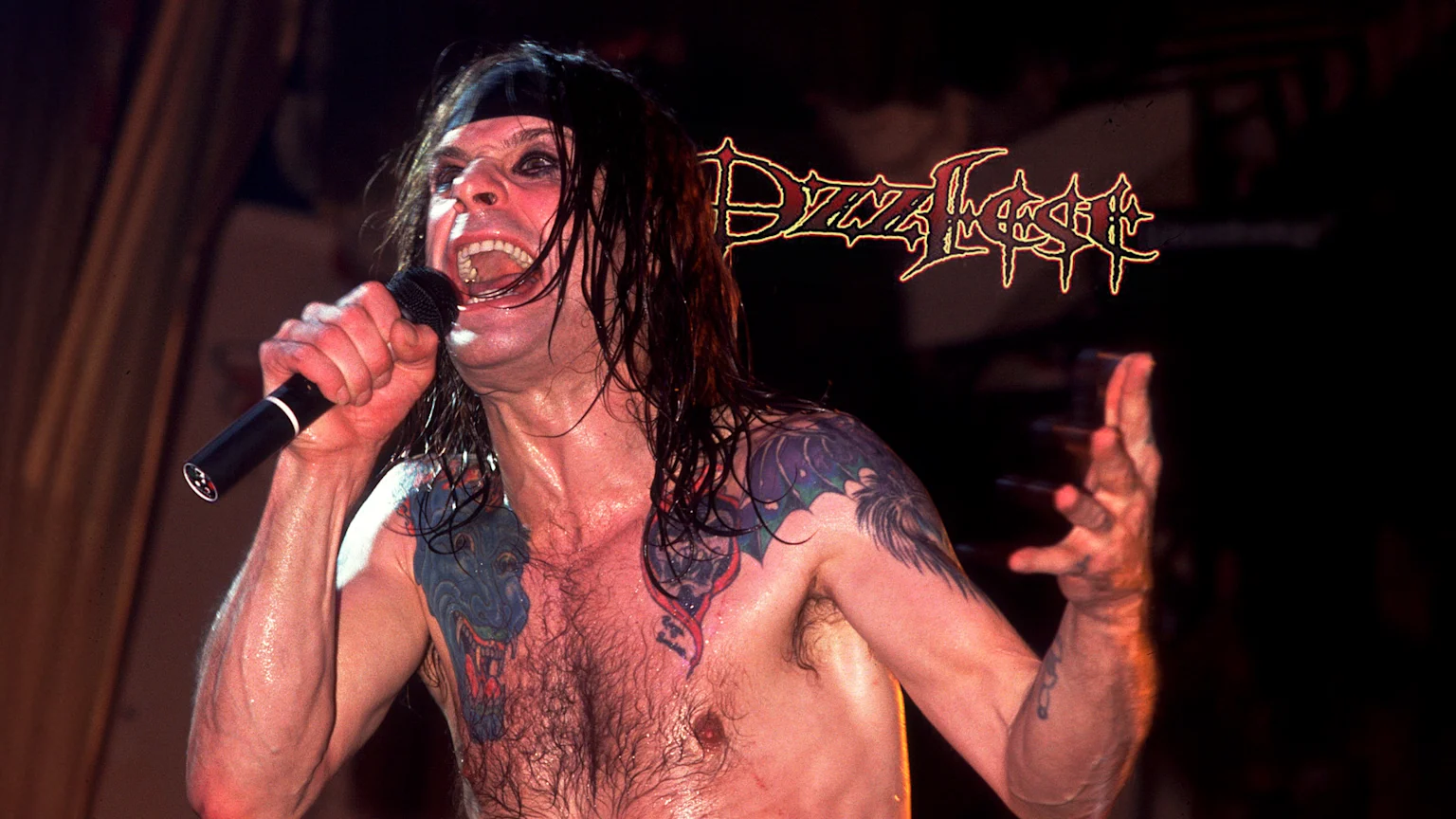 Ozzy Osbourne onstage