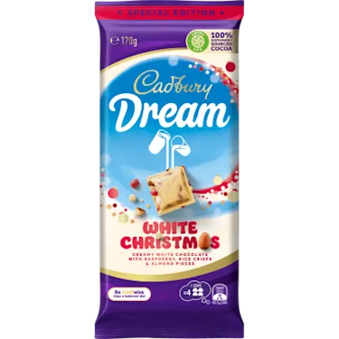 Cadbury Dream Raspberry Cadbury Dream 'White Christmas' has hit NZ just in time for Christmas ...