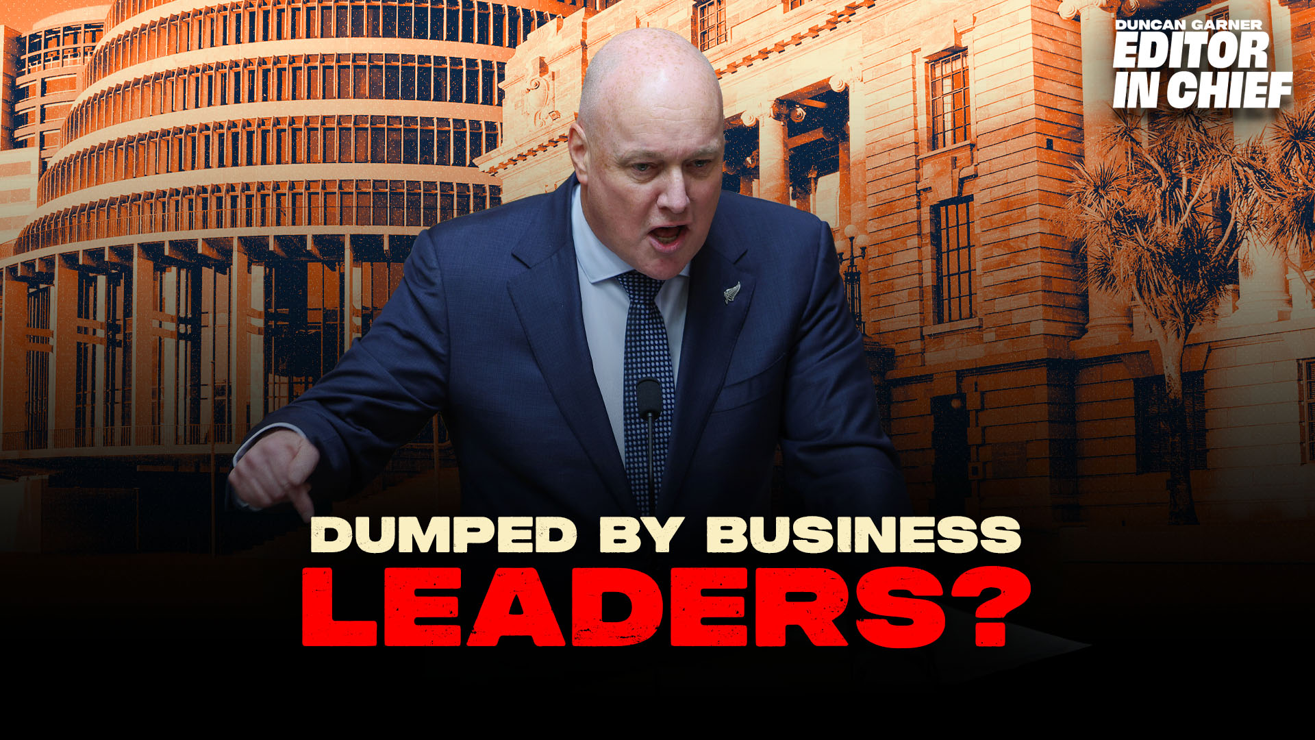 Business Leaders Snub Christopher Luxon as PM Drops Out of Top 10