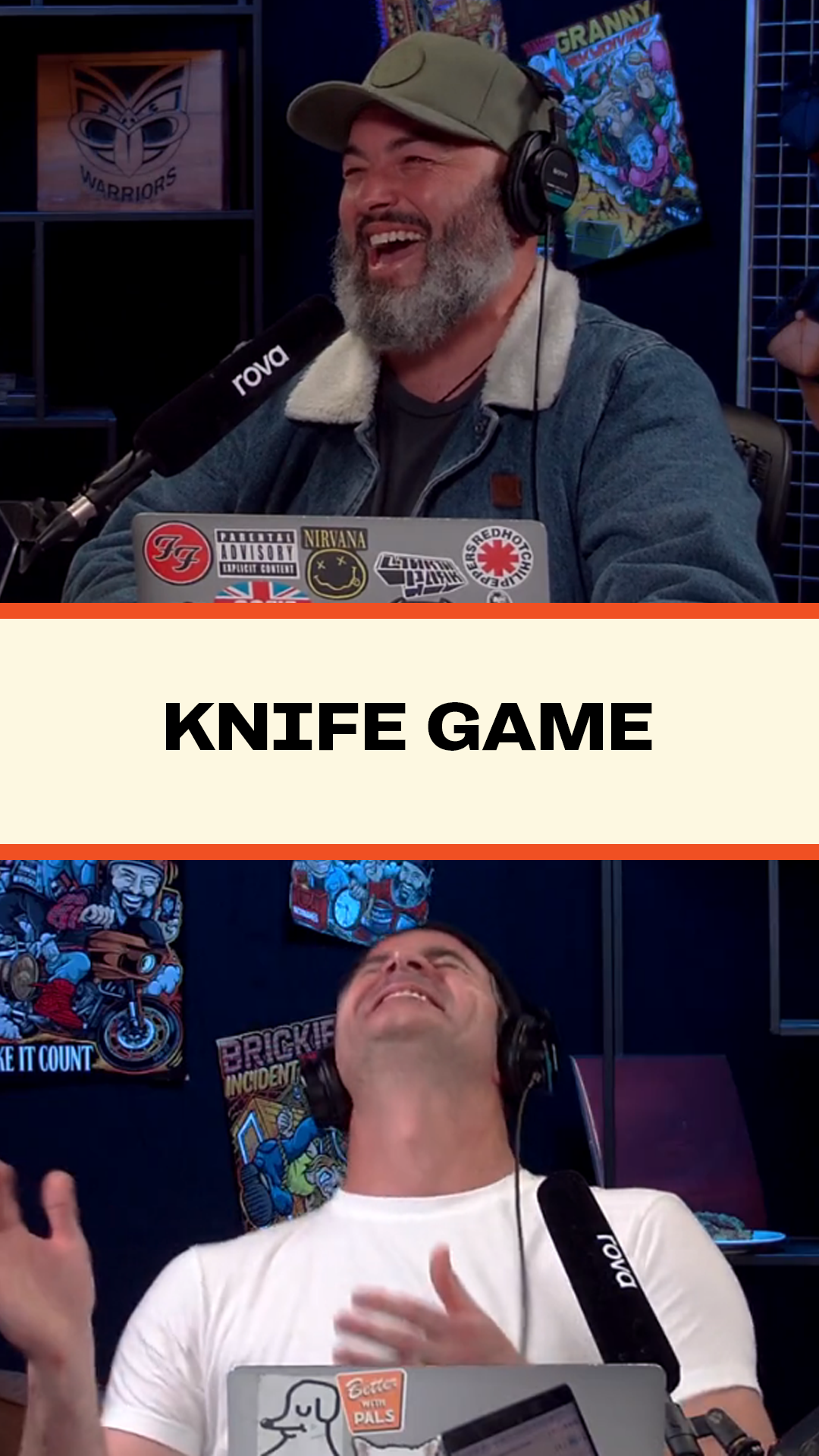 Playing with knives...