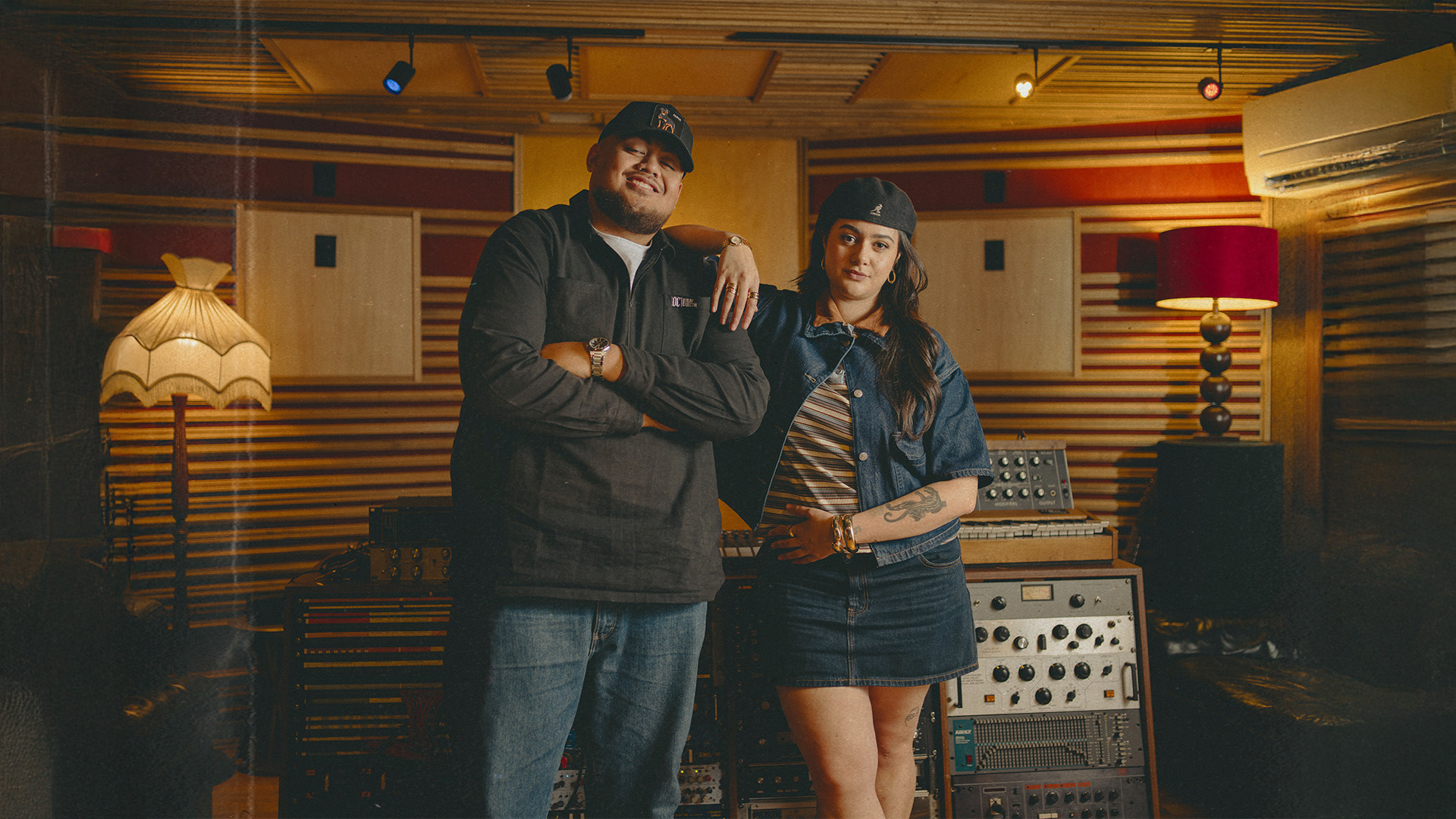 shay and desch at the studio