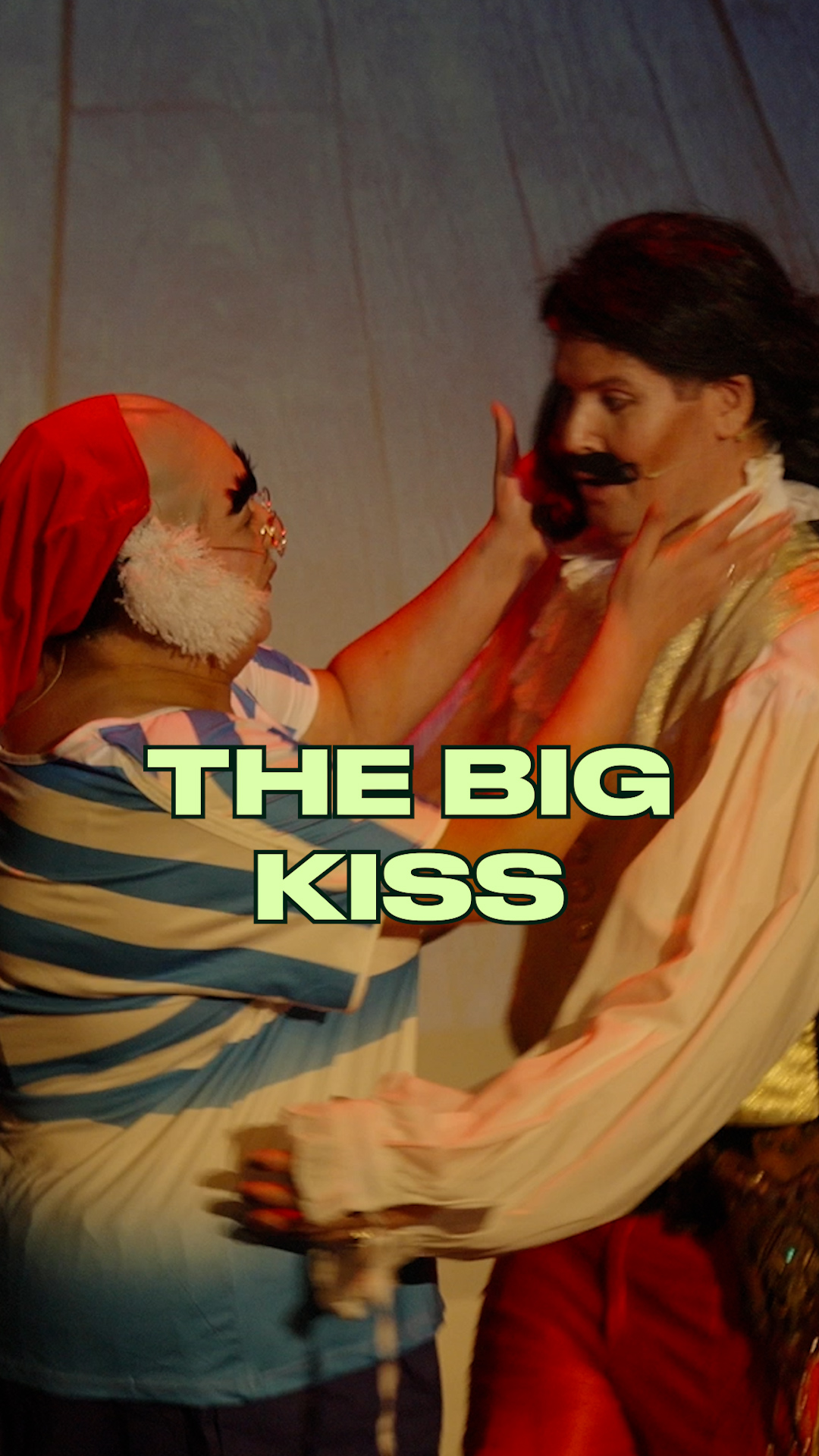 The big kiss...