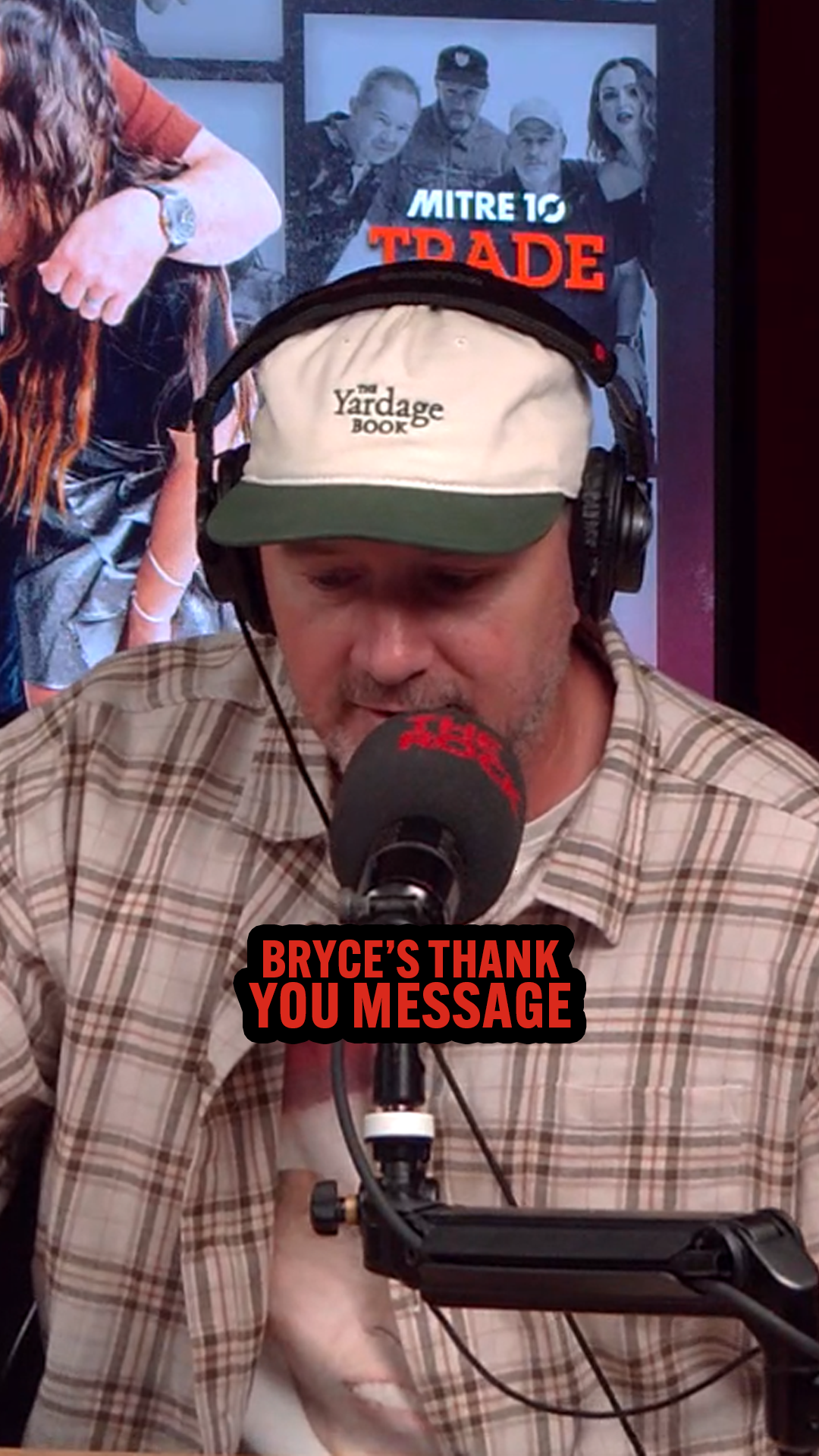 Bryce's thank you message