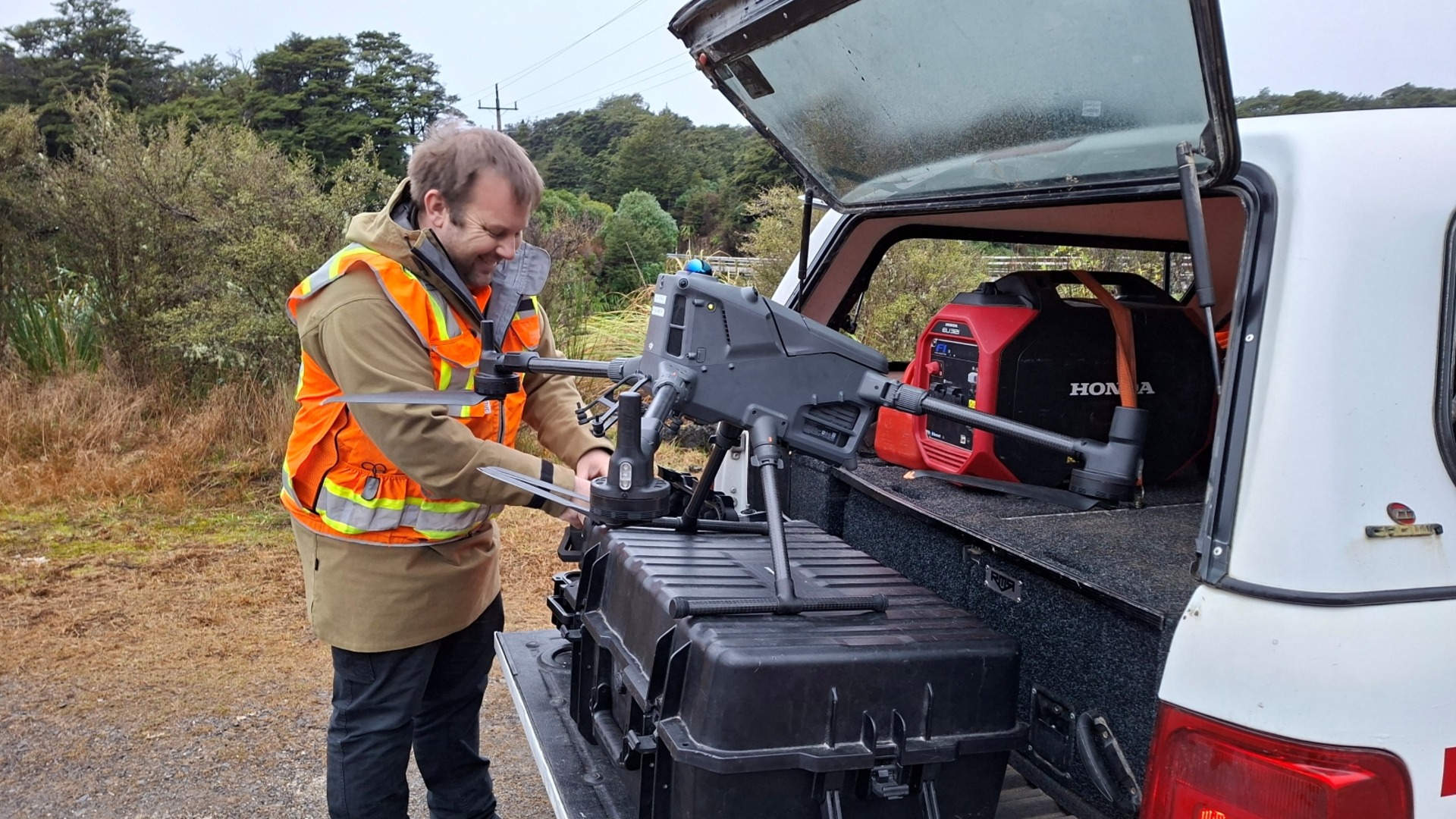 DOC deploys drones for duck detection
