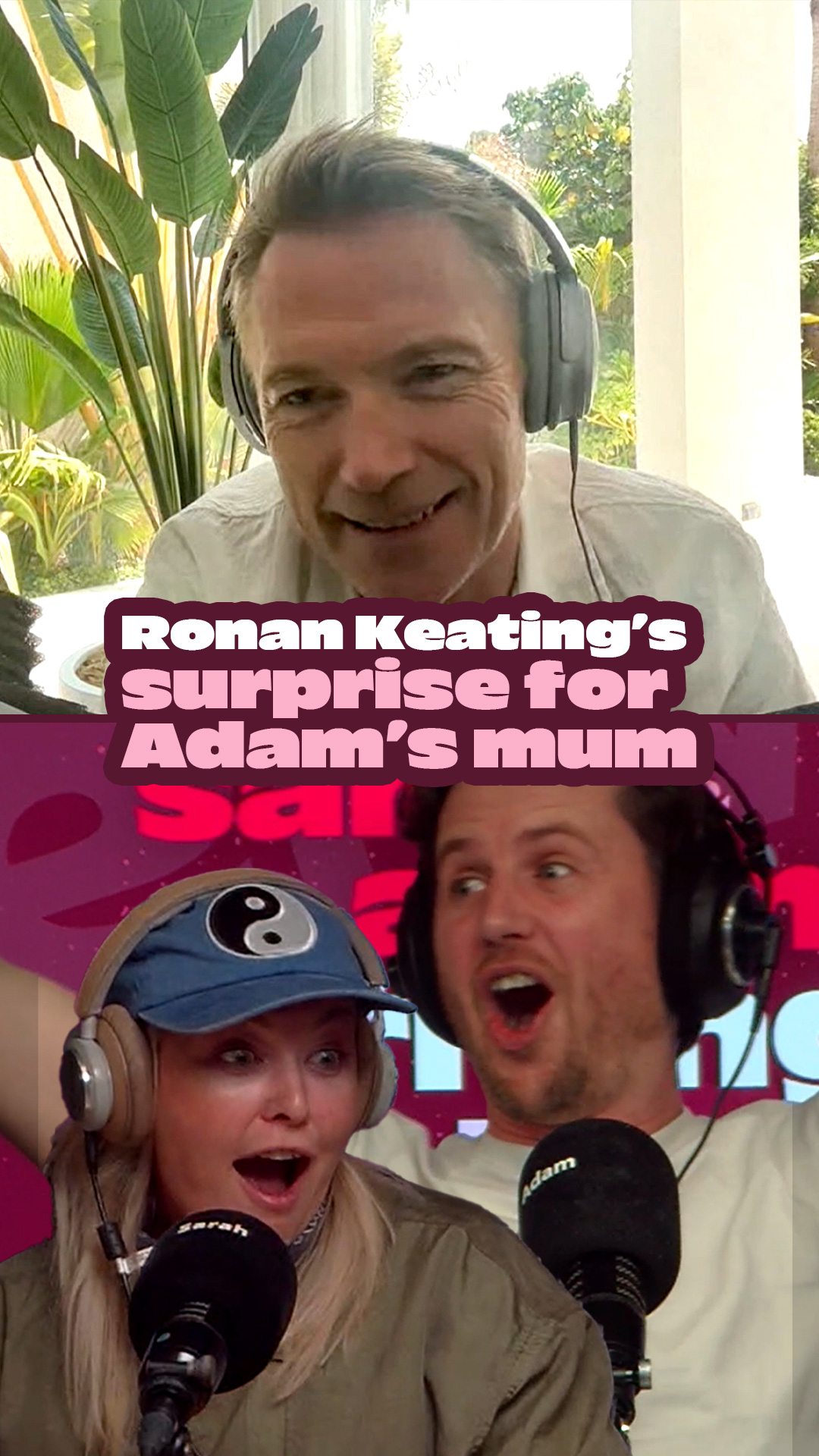 Ronan Keating's surprise for Adam's mum