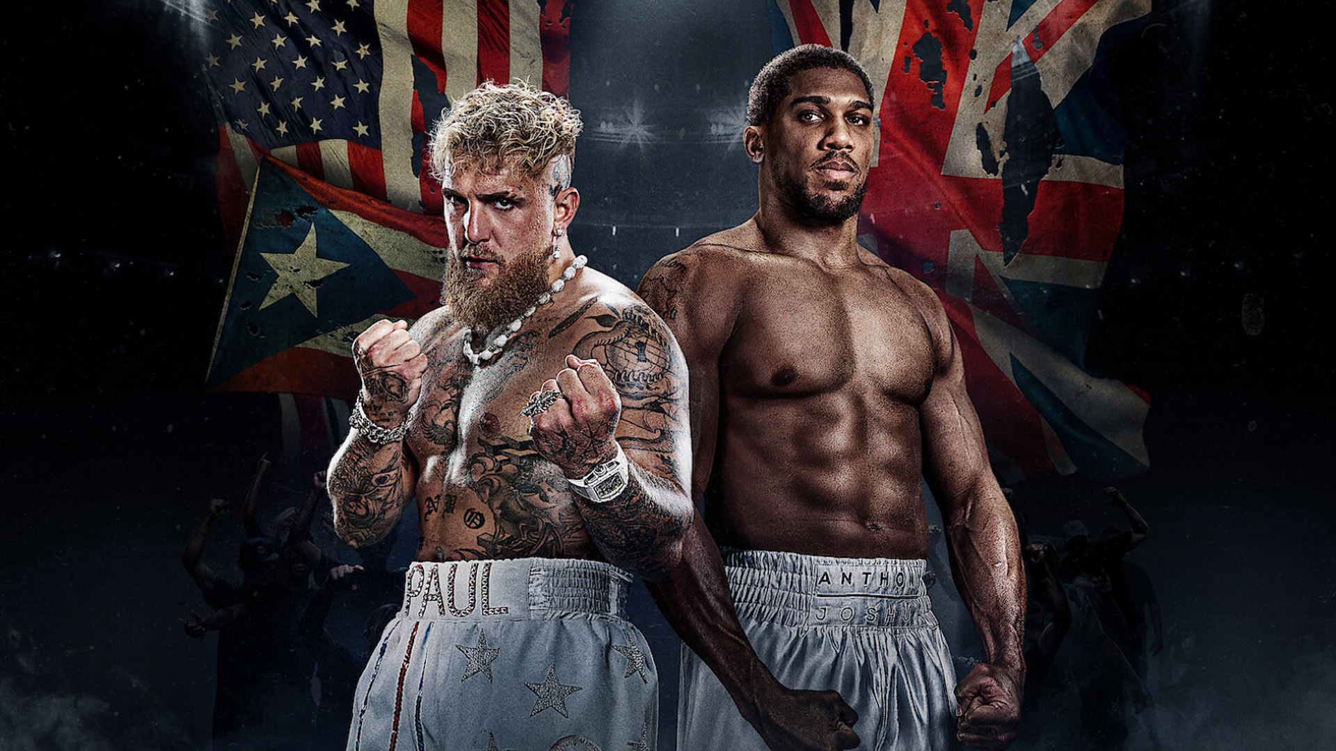 Jake Paul and Anthony Joshua