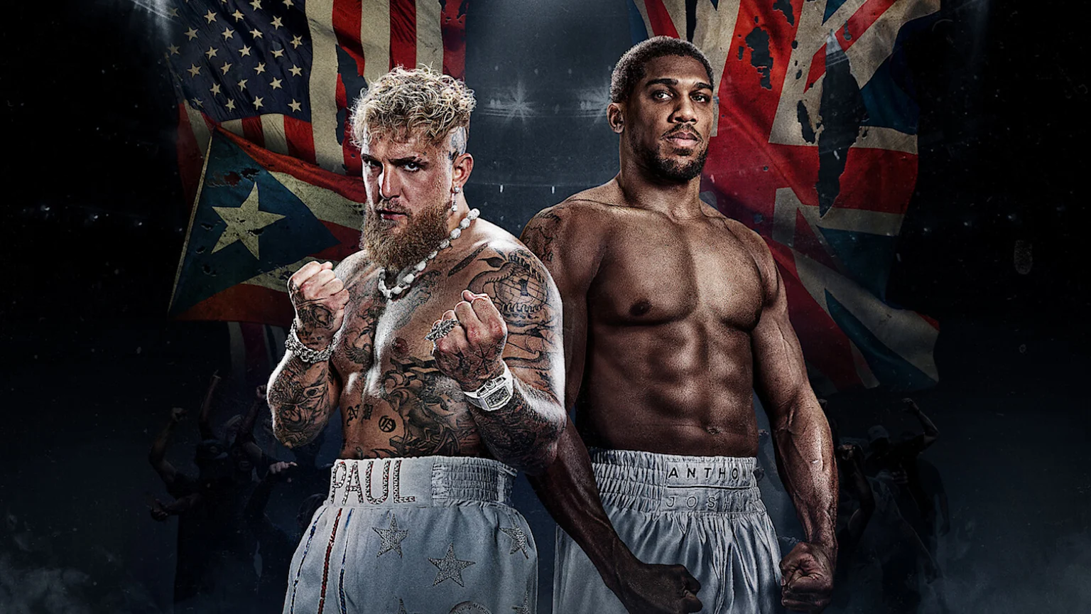 Jake Paul and Anthony Joshua