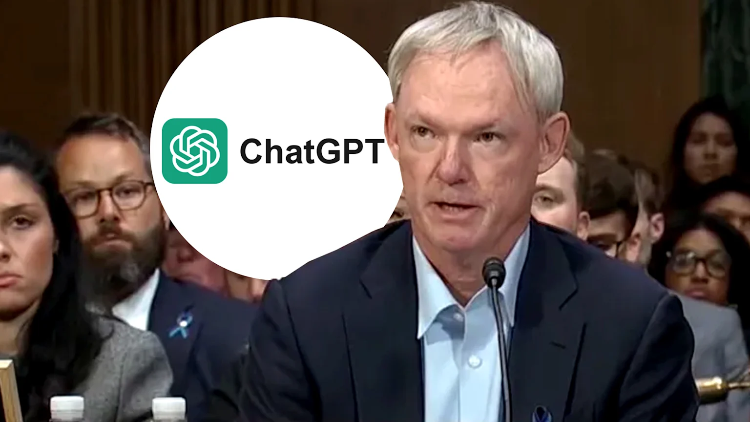 Matthew Raine, father of 16-year-old Adam Raine who tragically took his own life, speaking about the dangers of AI during a US Senate hearing.