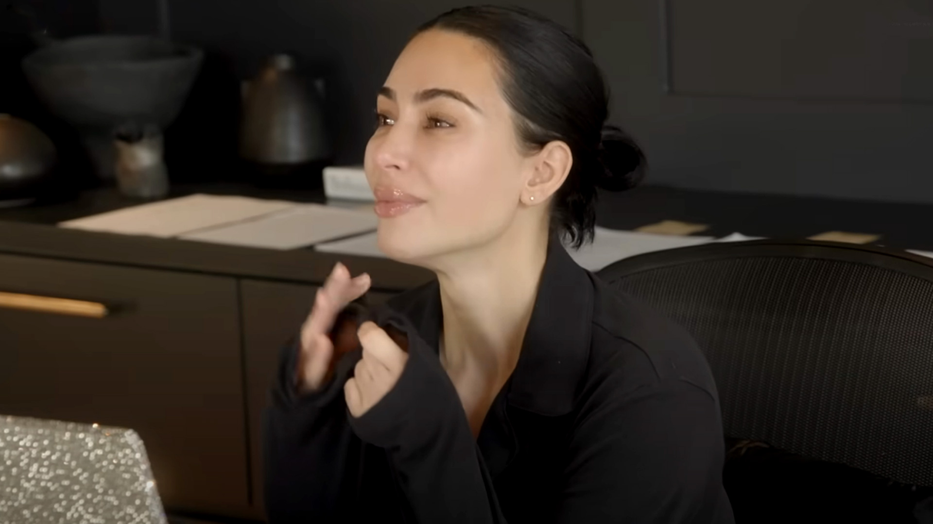 Kim Kardashian crying in the season seven trailer of 'The Kardashians' on Disney+