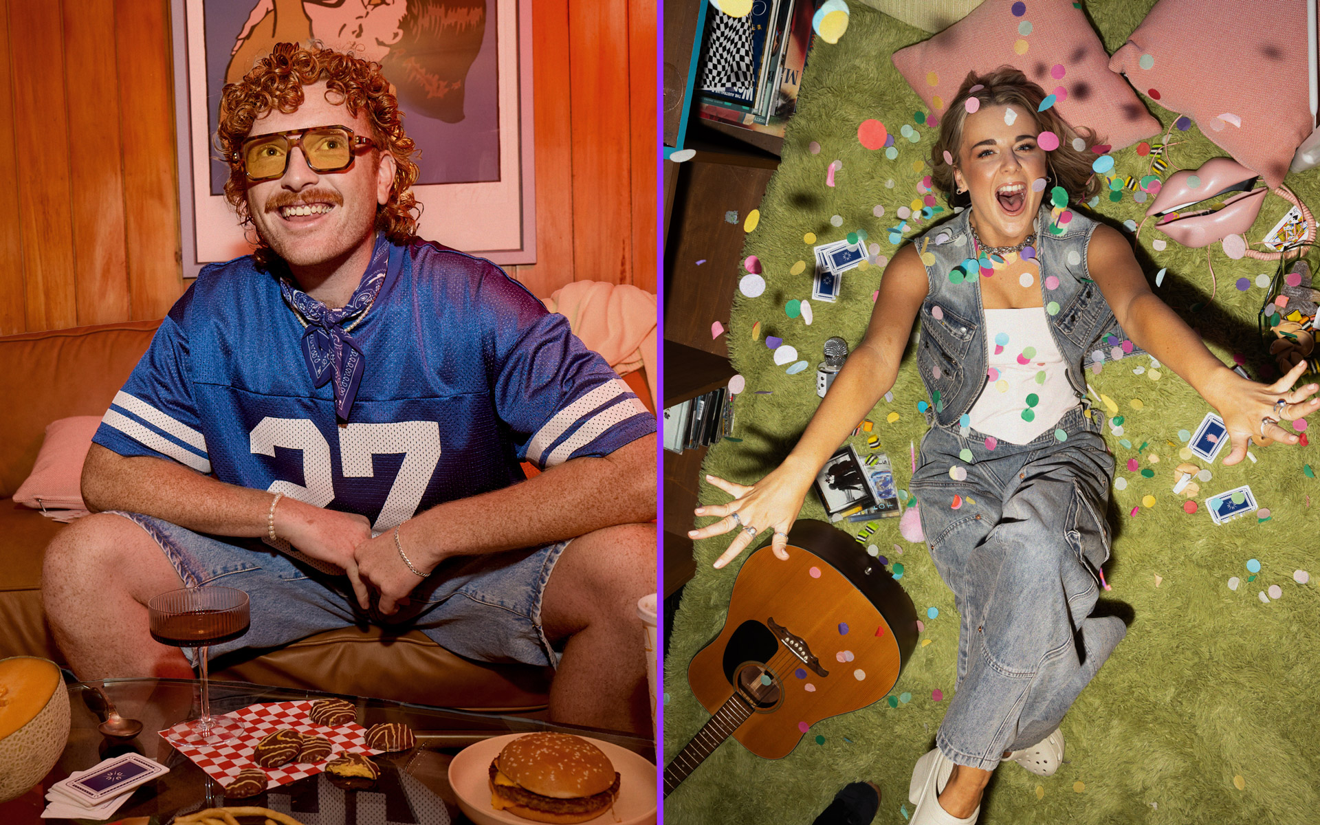 Harrison Keefe and Yasmina Coe from The Edge