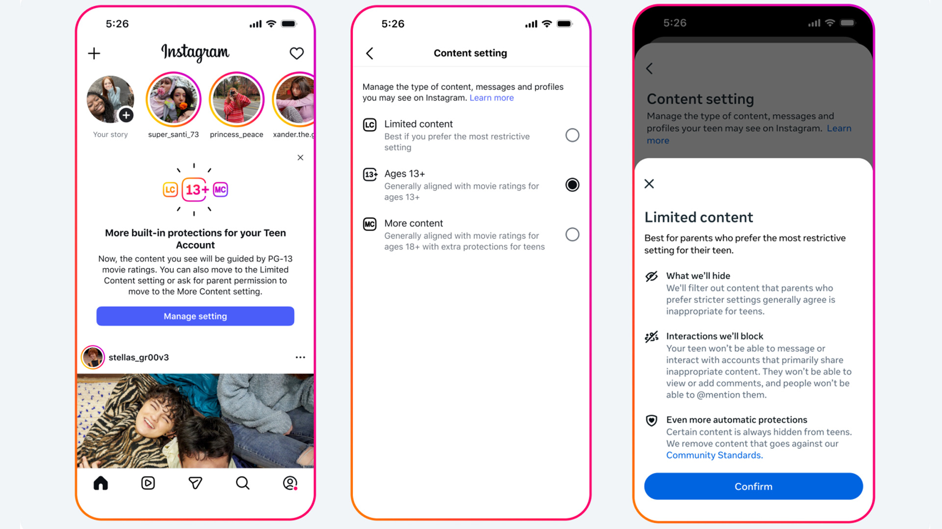 What Metas new PG-13 restrictions for teens will look like on Instagram