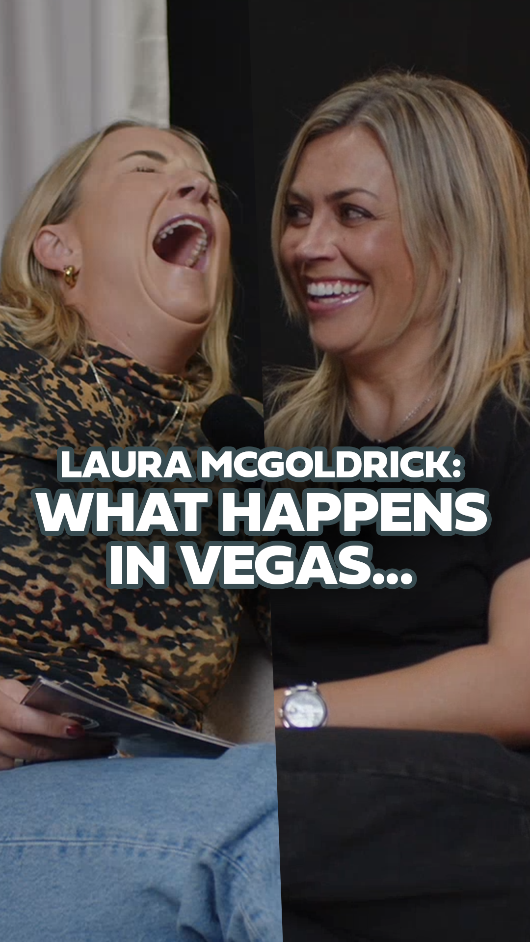 What happens in Vegas... goes on a podcast 😂