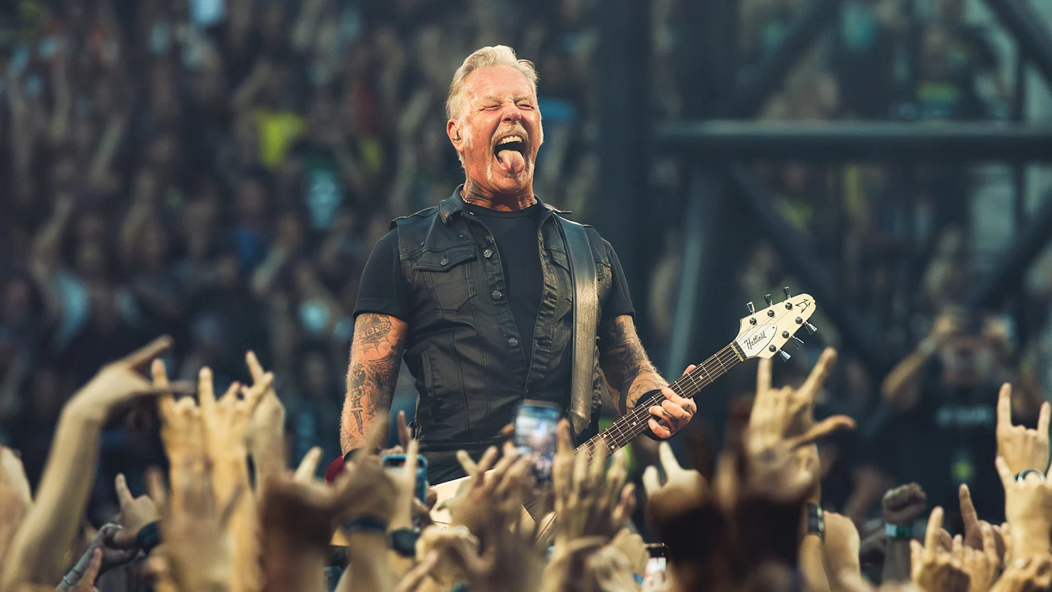 James Hetfield on stage