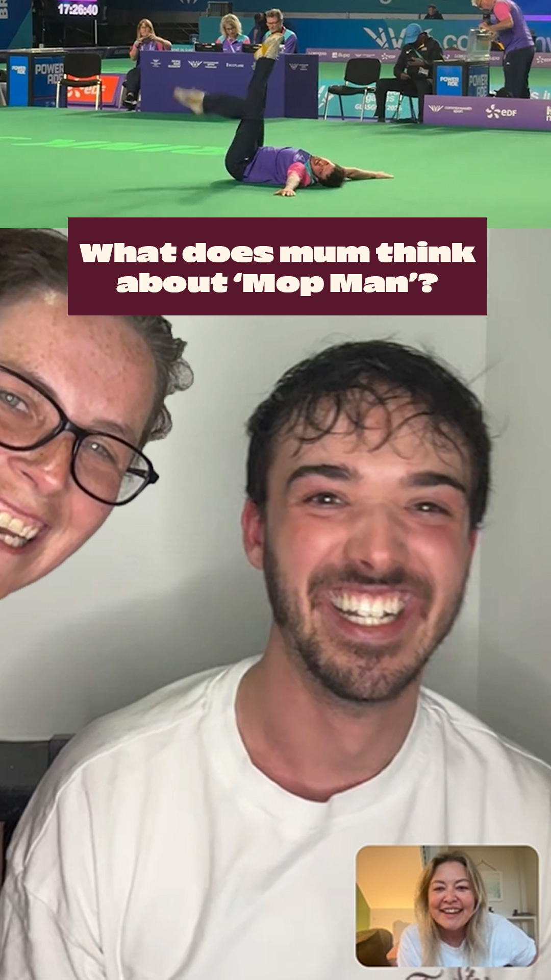 What does mum think about 'Mop Man'?