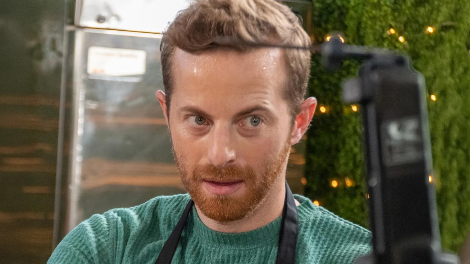 Ned Fulmer looking nervous and sweaty.