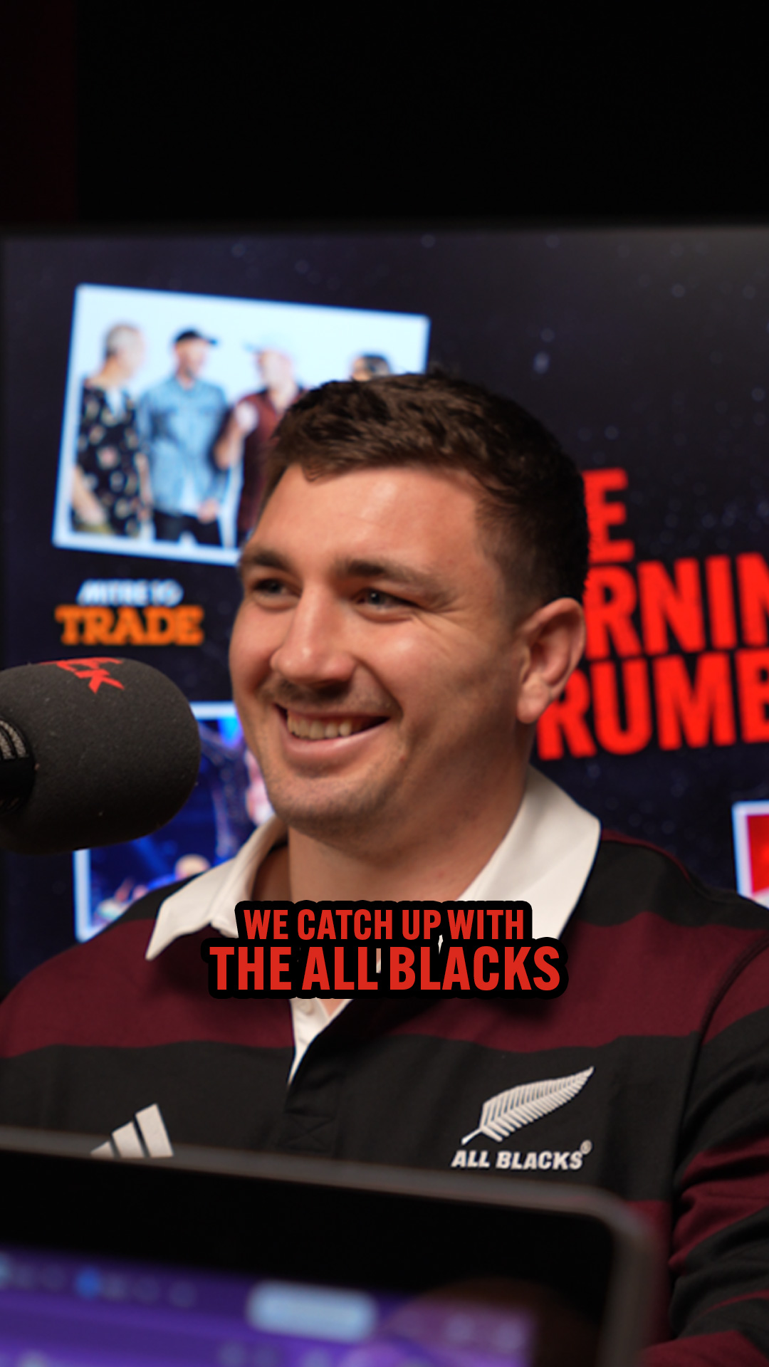 We catch up with the All Blacks!