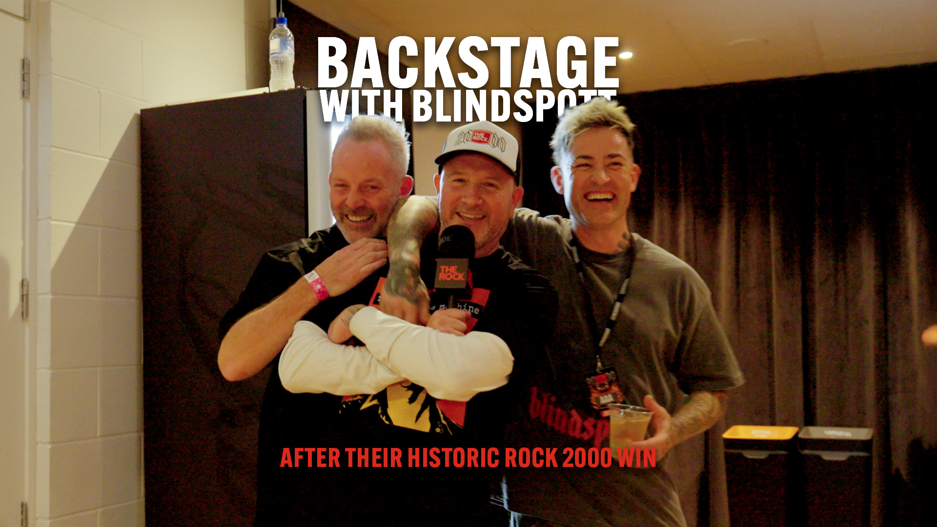 Blindspott's reaction after their historic Rock 2000 win
