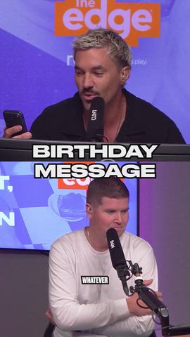 Clint's Birthday message for Dan...