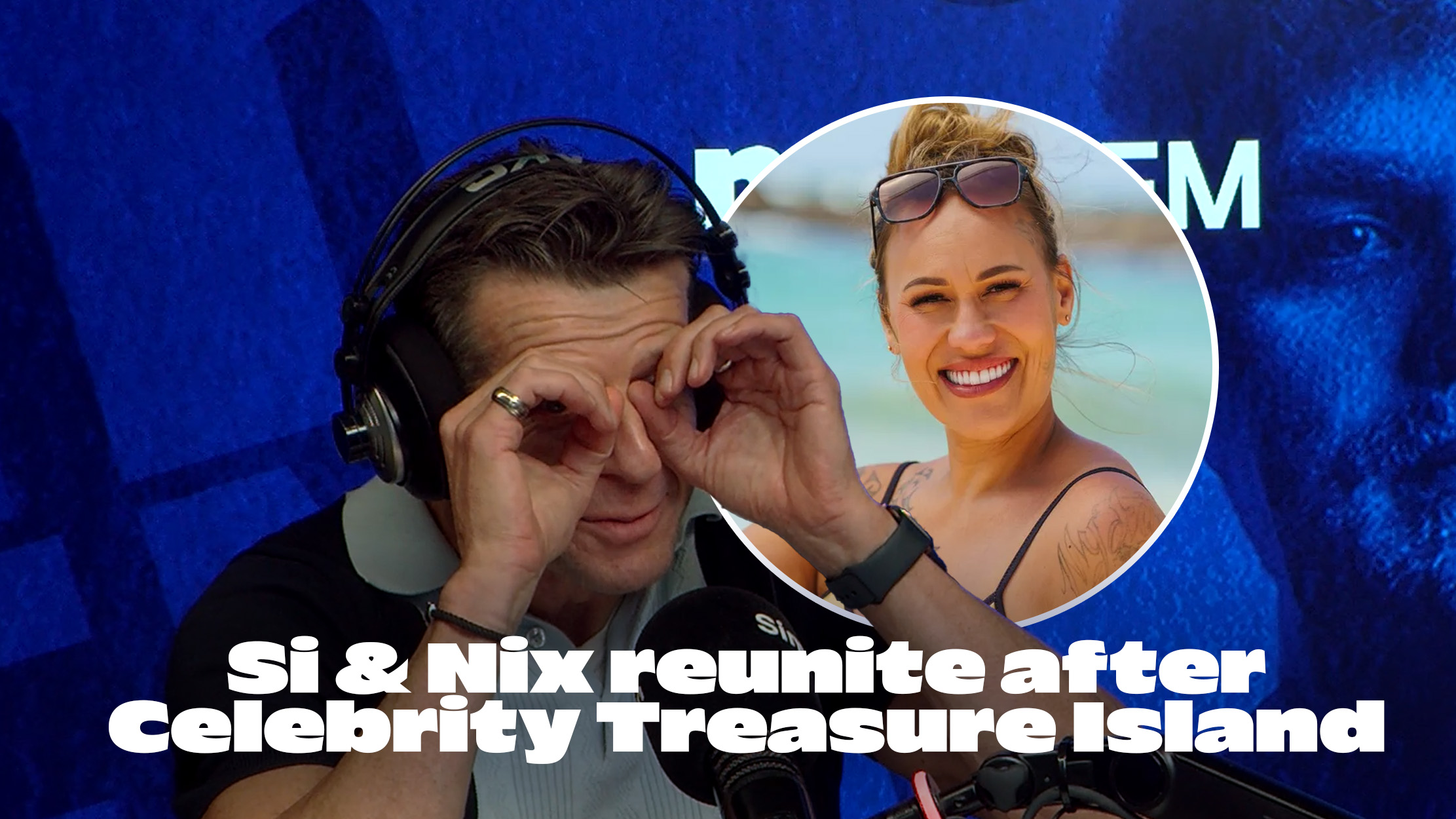 Si & Lana catch up with Nix on Celebrity Treasure Island