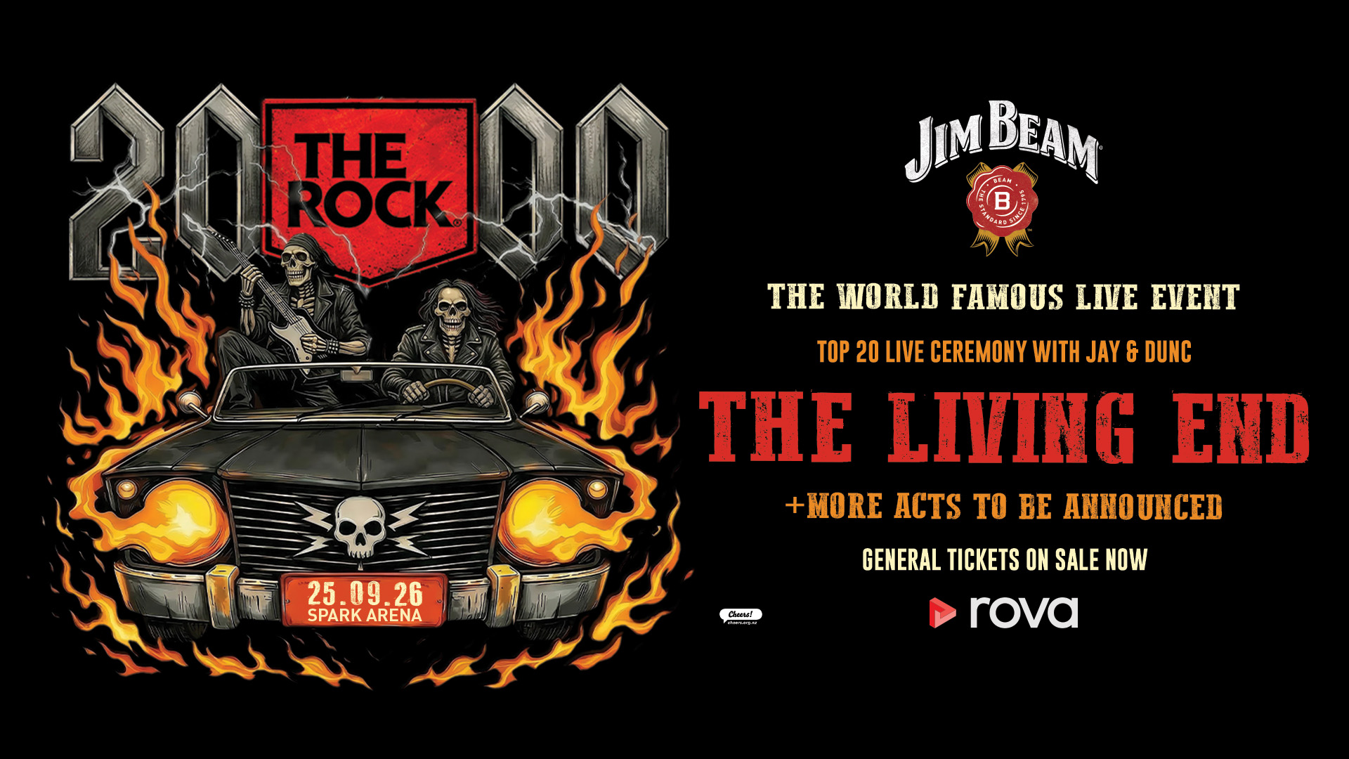 The Rock 2000 concert event poster
