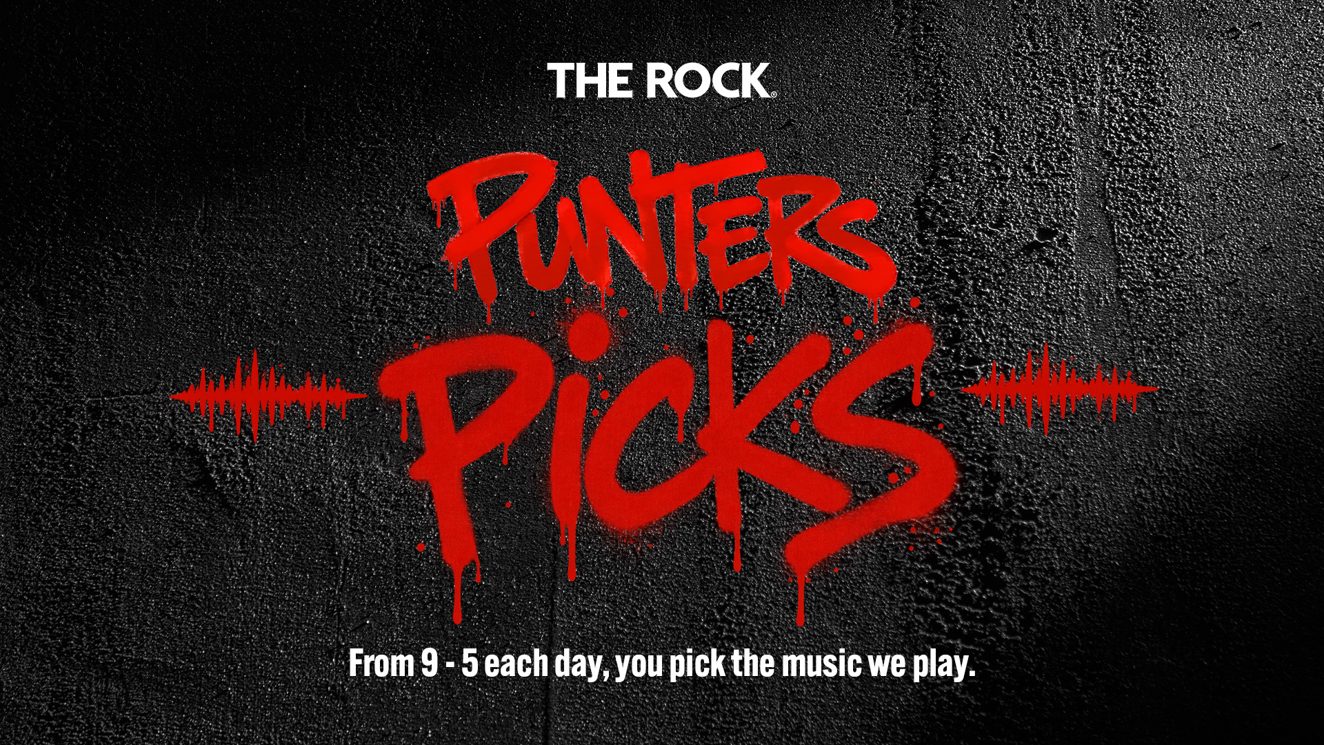 You're in charge of the music with Punters Picks