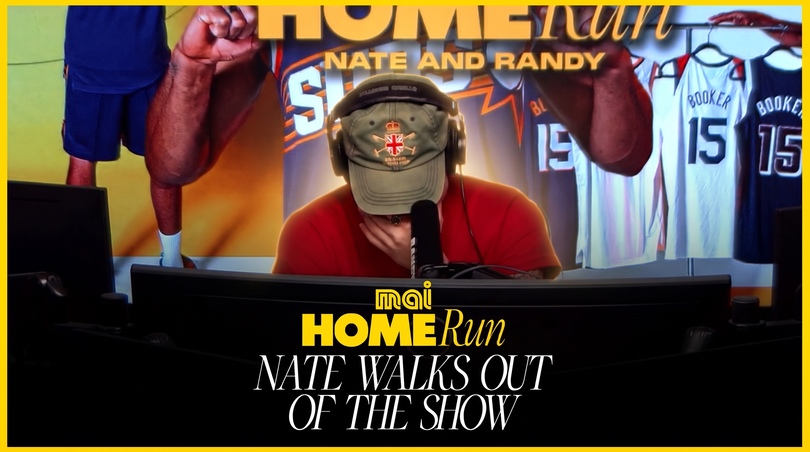 Nate walks out of the show...