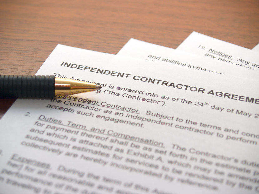 self employed vs independent contractor