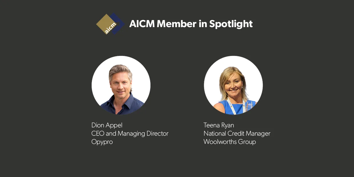 Dion Appel and Teena Ryan_Opypro and AICM Member in Spotlight