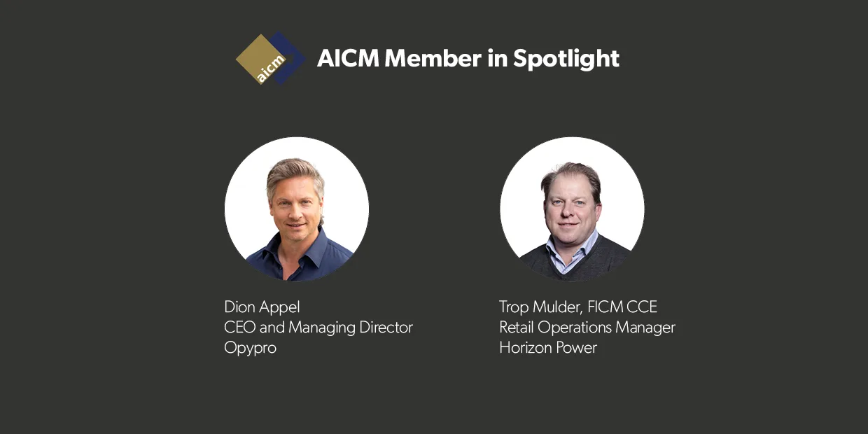 Dion Appel and Troy Mulder_Opypro and AICM Member in Spotlight