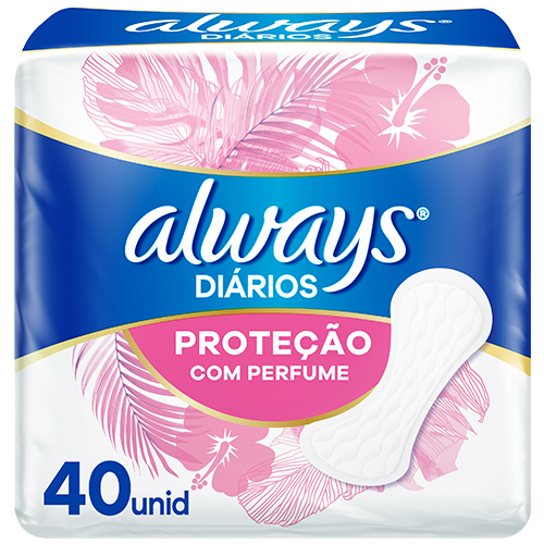 Always, Proteção Com Perfume, Protetor Diário