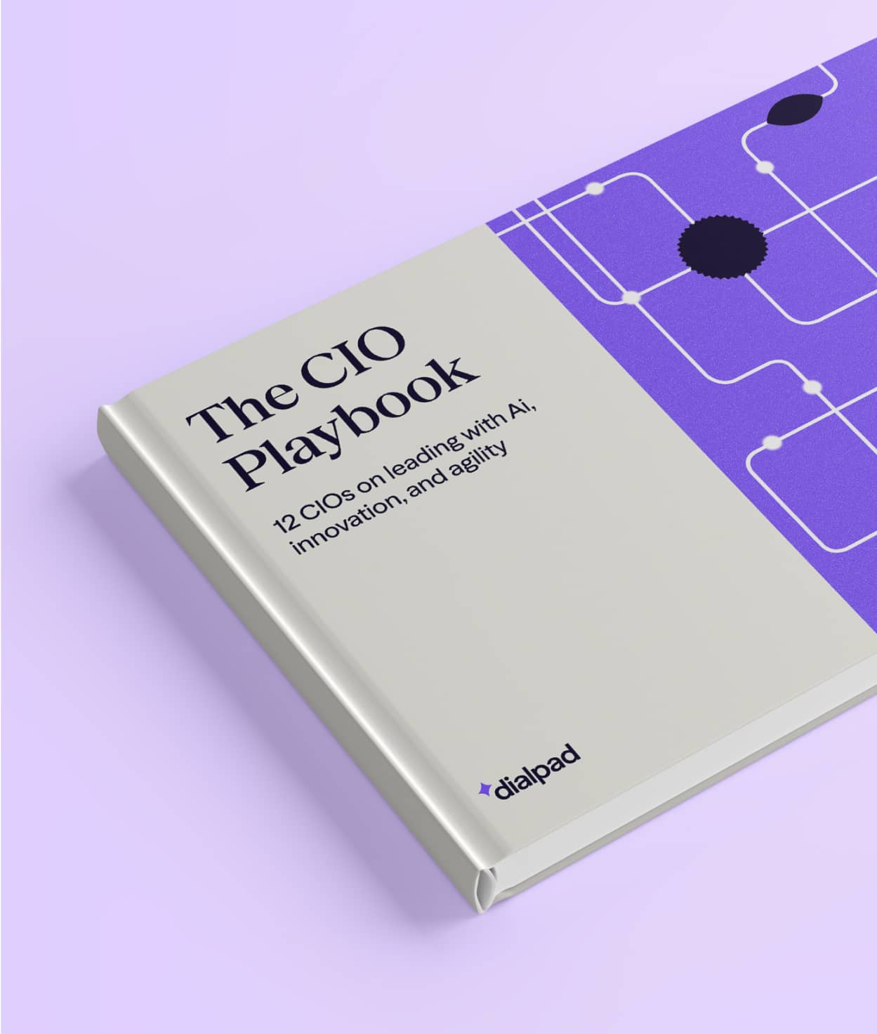 Mockup of an ebook titled The CIO Playbook