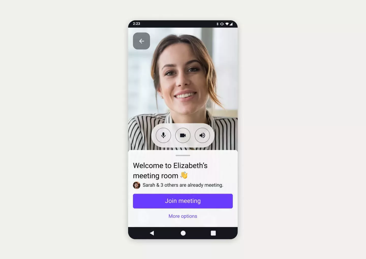 Joining a meeting through Dialpad using the Android app