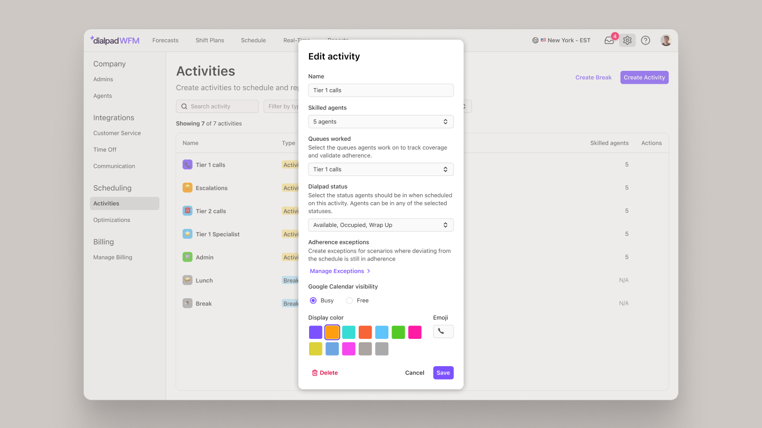 Map every status for accurate adherence
