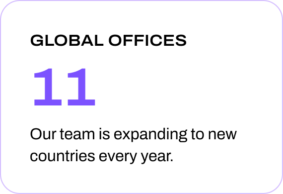 Eleven global offices