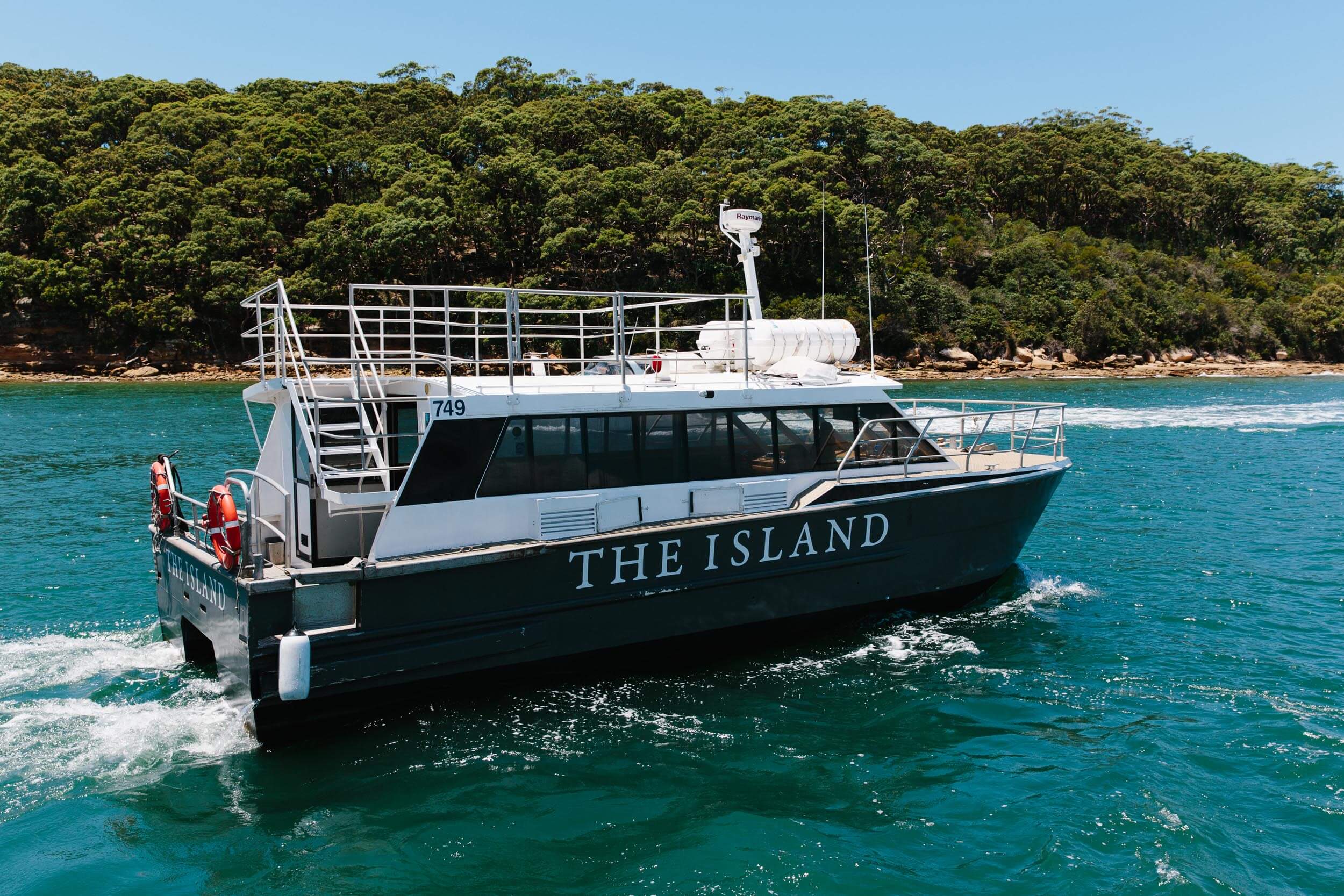 The Island venue ferry boat