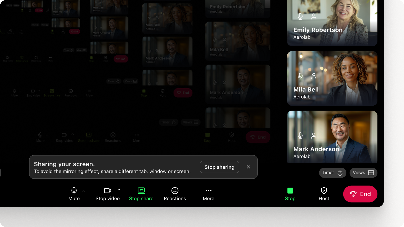 Stay focused with a cleaner screen share