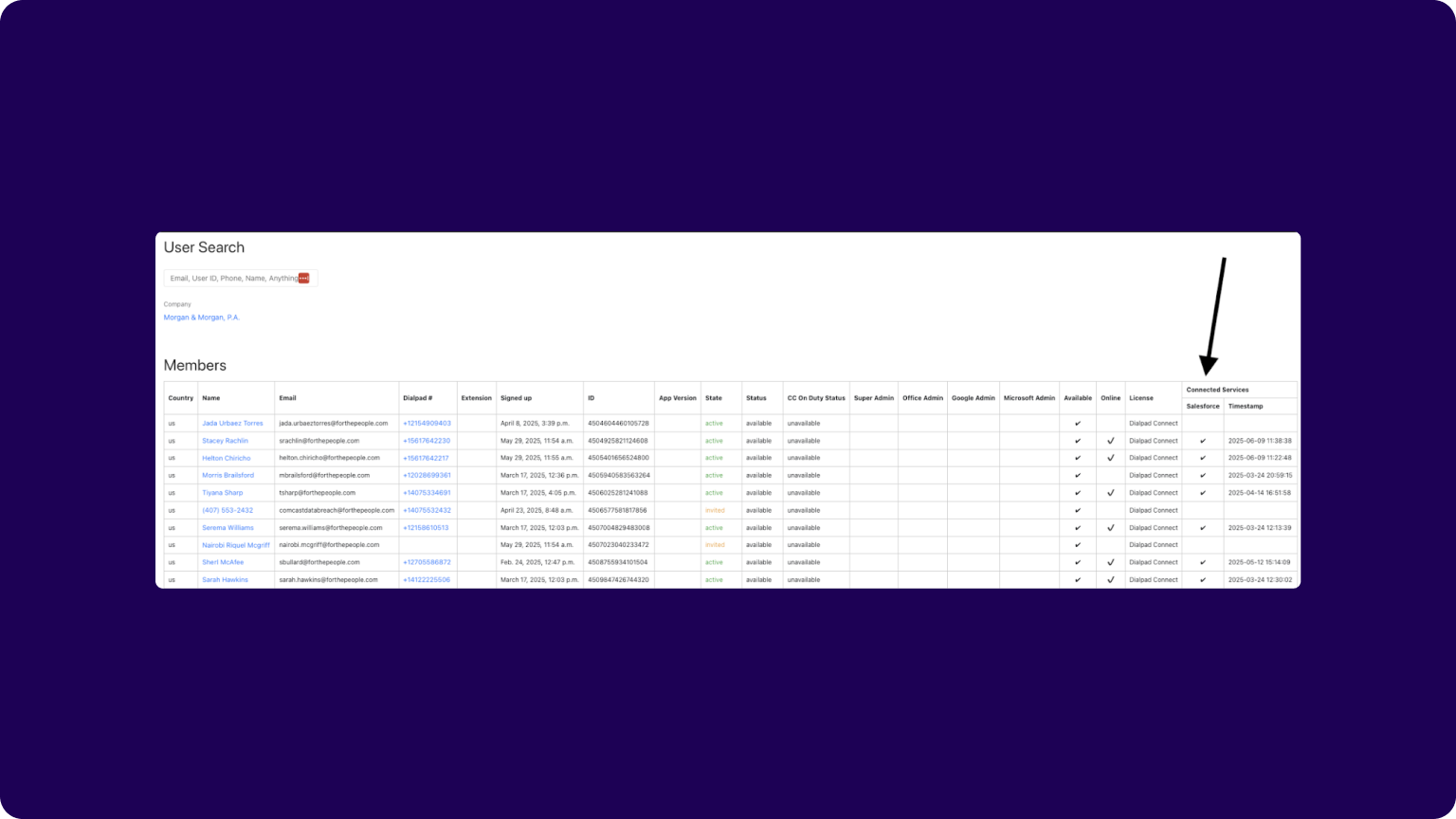 28. Salesforce Integration Health, at a Glance