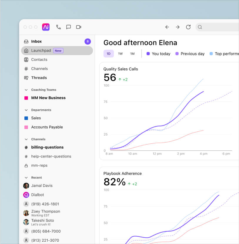 Screenshot of Dialpad Sell