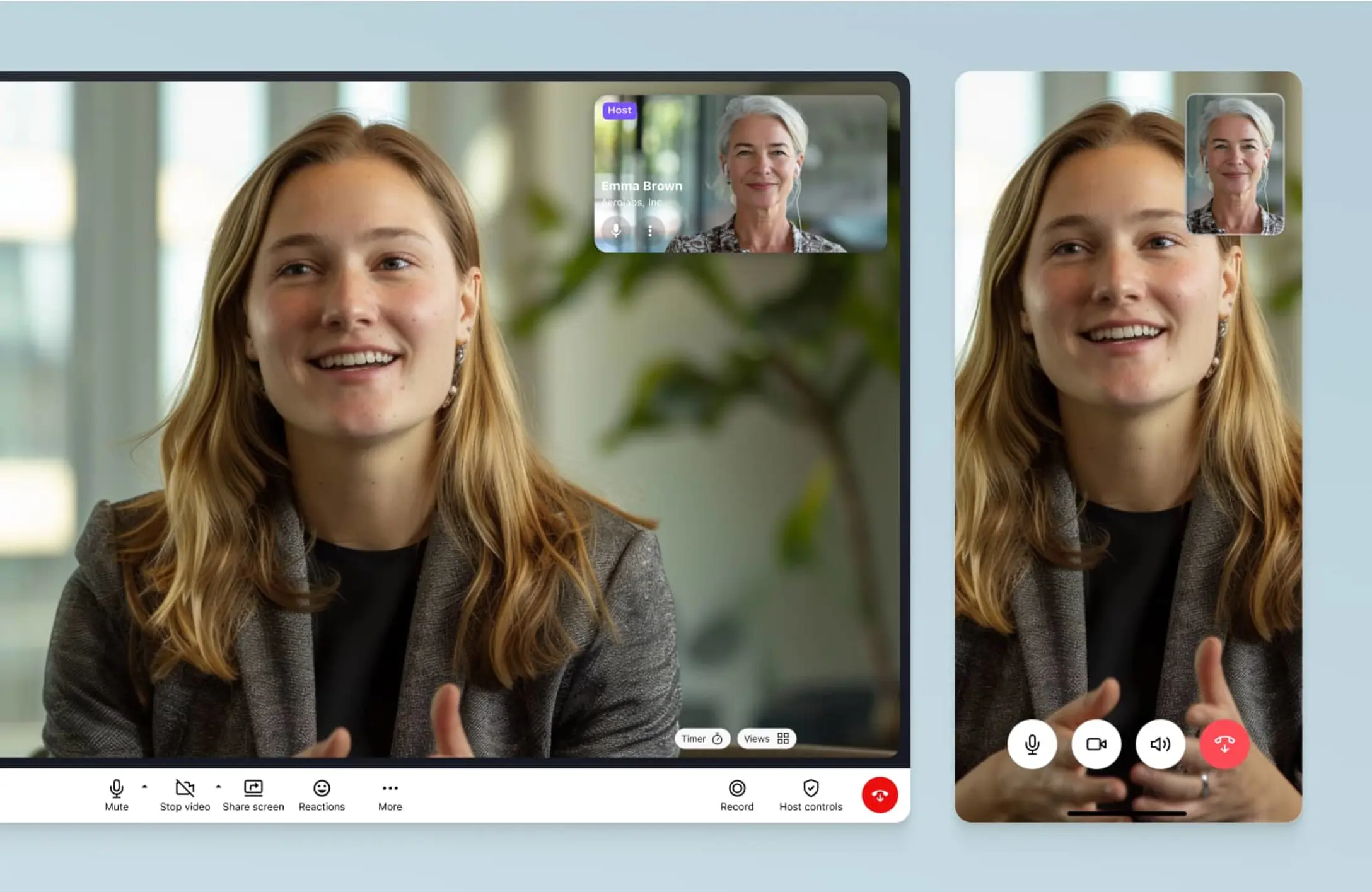 Dialpad video conferencing interface displaying multi-participant meeting with VTC equipment integration