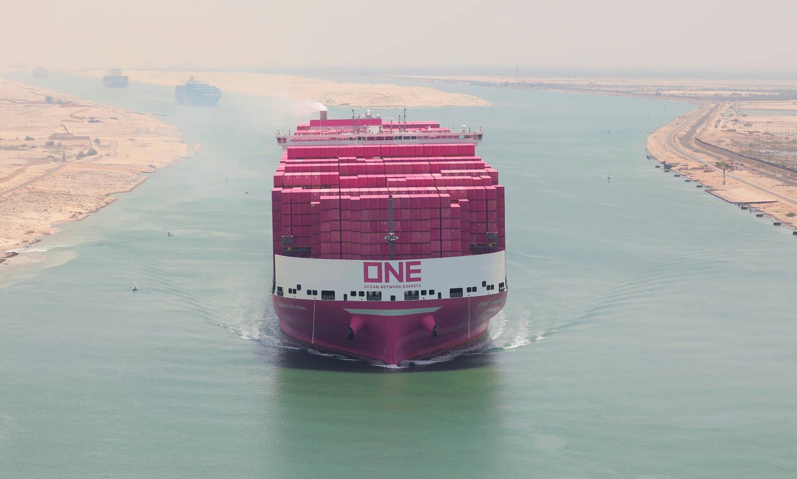 How Ocean Network Express keeps global shipping moving with Dialpad - hero - freight ship image