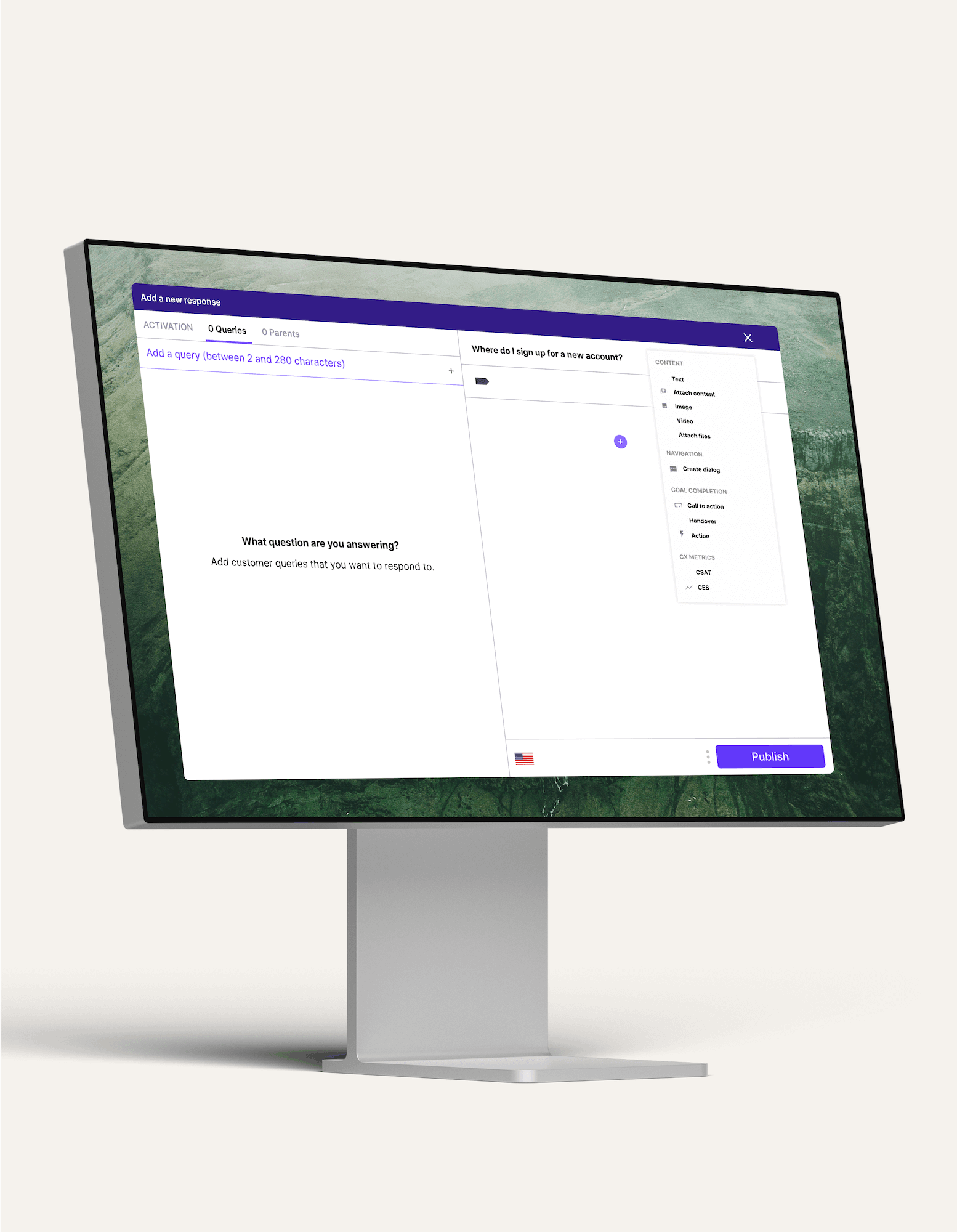 Dialpad's omnichannel contact center platform user interface