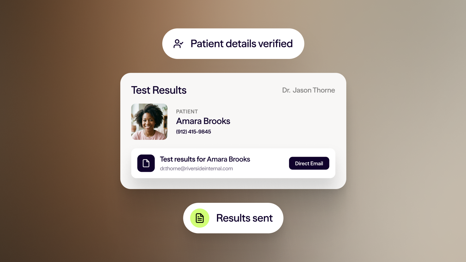 Verification of patient details