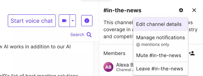 Creating a private channel in dialpad blog size